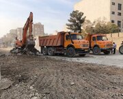 آغاز عملیات احداث ادامه پروژه اتصال خیابان سپیده کاشانی به سروستان