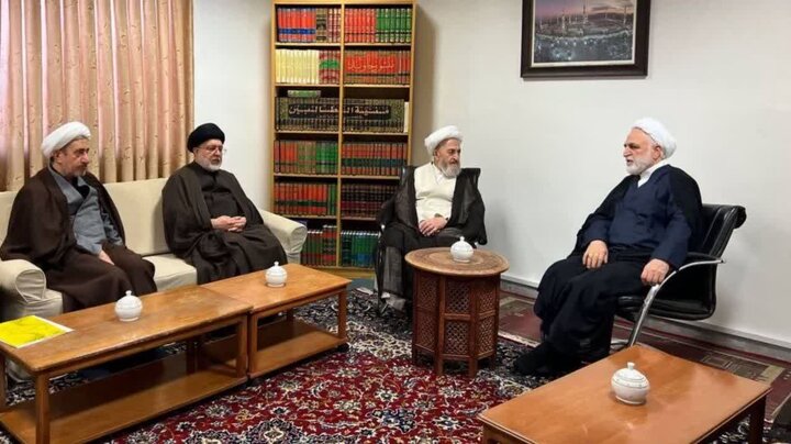 دیدار رئیس قوه قضائیه با آیت‌الله‌ العظمی سبحانی