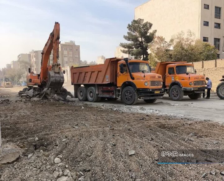 آغاز عملیات احداث ادامه پروژه اتصال خیابان سپیده کاشانی به سروستان