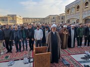 نماز باران در آستان مقدس حضرت عبدالعظیم (ع) اقامه شد