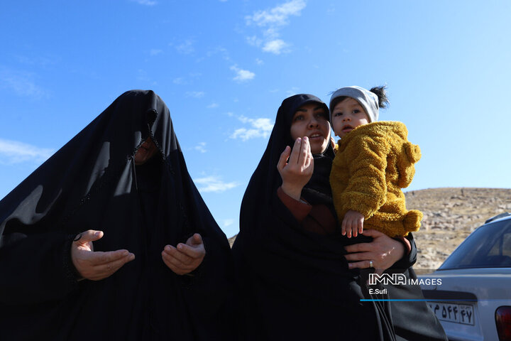 اقامه نماز طلب باران در اراک