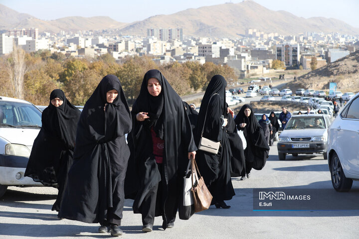 اقامه نماز طلب باران در اراک