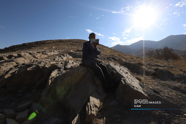 اقامه نماز طلب باران در اراک