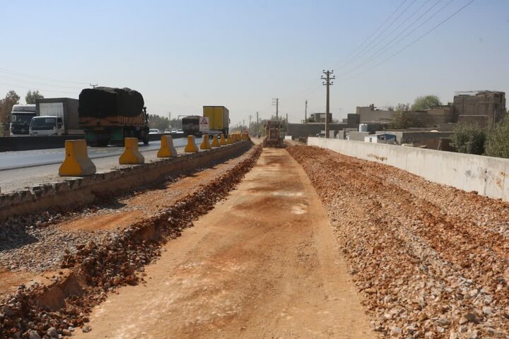 پیشرفت ۳۵ درصدی پروژه احداث قطعه ۶۹ تا ۷۱ حلقه چهارم ترافیکی اصفهان