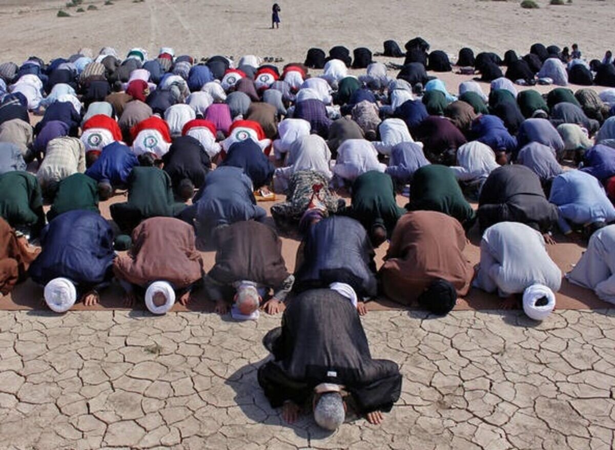 استغاثه برای باران + نحوه خواندن نماز باران