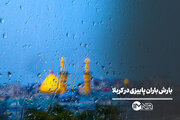 بارش باران پاییزی در کربلا