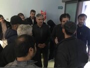 عیادت فرماندار سنندج از آتش‌نشان مصدوم/ حال عمومی آتش‌نشان مساعد است