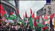 تظاهرات حامیان فلسطین در برلین+ فیلم