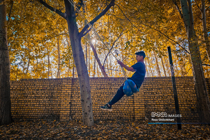 پاییز هزار رنگ باغ‌بهادرانود