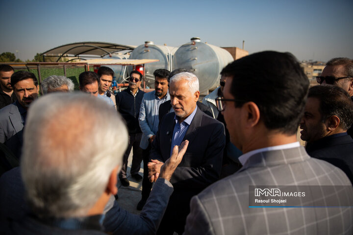 بازدید شهردار اصفهان از پروژه‌های منطقه 15 شهرداری