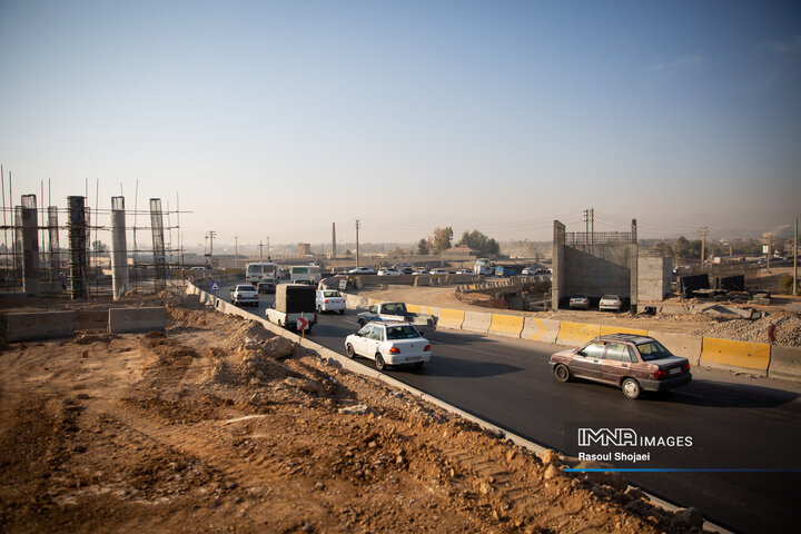 بازدید شهردار اصفهان از پروژه پل‌ها و تقاطع‌های غیرهمسطح شهید فخری‌زاده