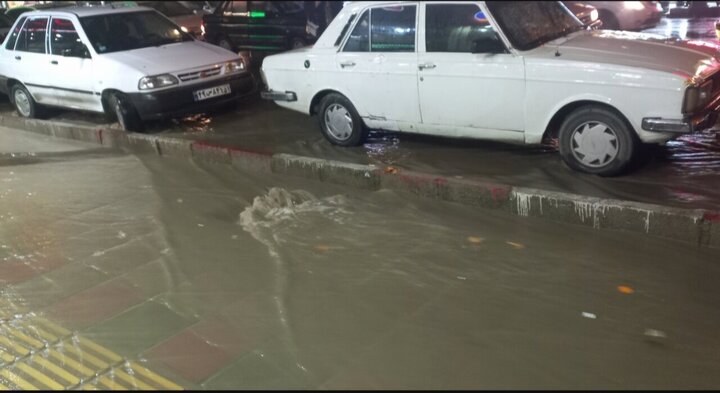 فیلم| آب‌گرفتگی معابر ایلام