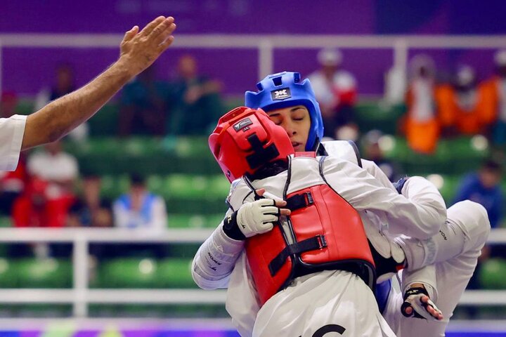 ساینا کریمی نخستین مدال طلای تکواندو را کسب کرد