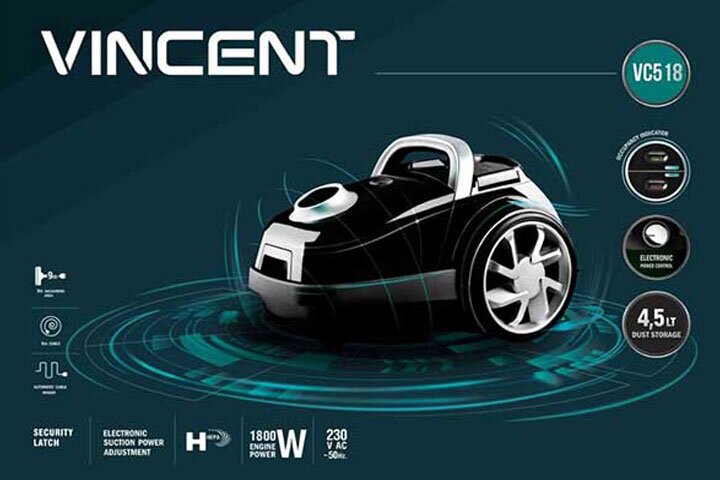 نمایندگی رسمی و گارانتی محصولات وینسنت