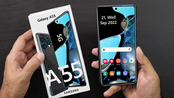 قیمت گوشی a۵۵ + برسی گوشی a۵۵