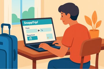 راهنمای تصویری خرید بلیط داخلی و خارجی از اسنپ تریپ (و اسنپ رایگان تا فرودگاه)