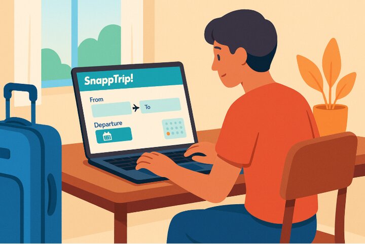 راهنمای تصویری خرید بلیط داخلی و خارجی از اسنپ تریپ (و اسنپ رایگان تا فرودگاه)