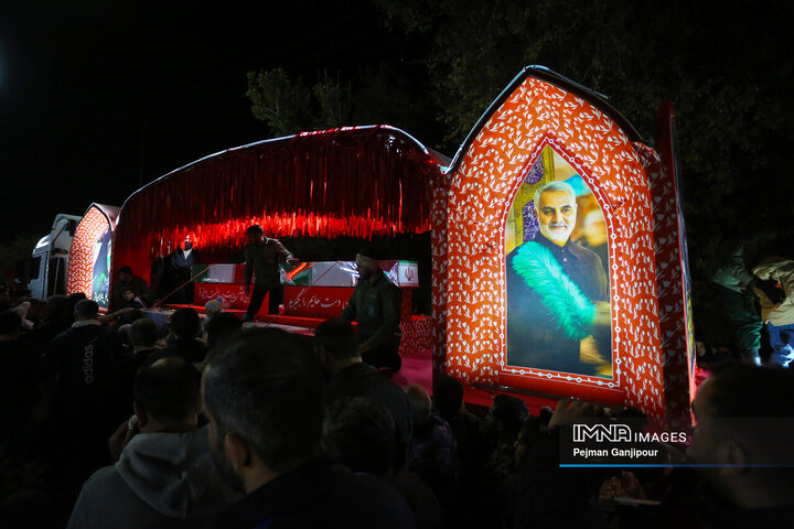 کاروان اهالی بهشت در شهرضا، دهاقان و مبارکه