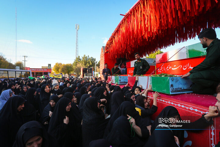 کاروان اهالی بهشت در شهرضا، دهاقان و مبارکه