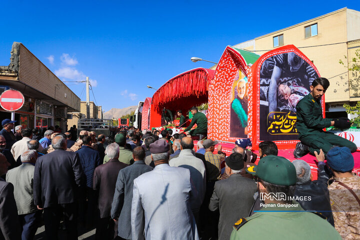 کاروان اهالی بهشت در شهرضا، دهاقان و مبارکه