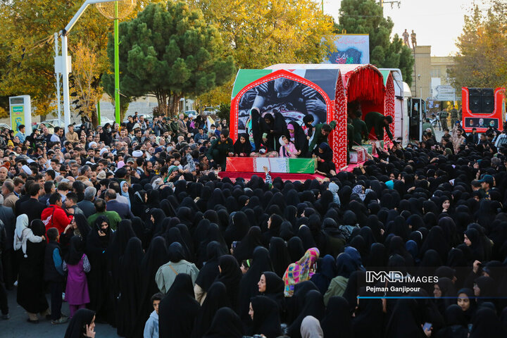کاروان اهالی بهشت در شهرضا، دهاقان و مبارکه
