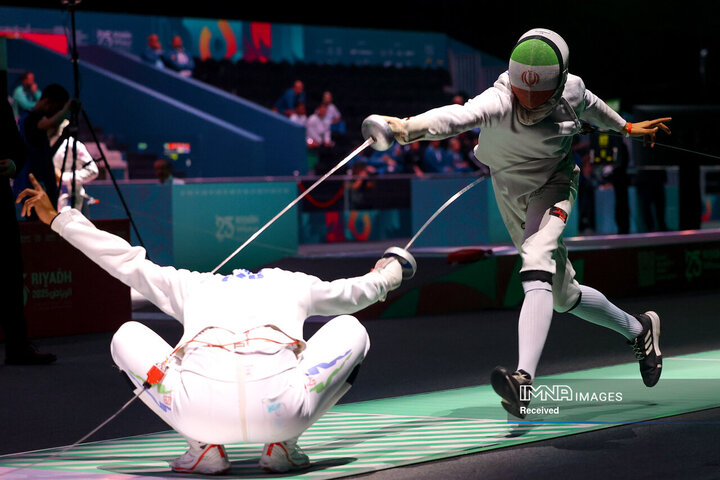 صدرنشینی ریحانه رضایی در دور مقدماتی شمشیربازی