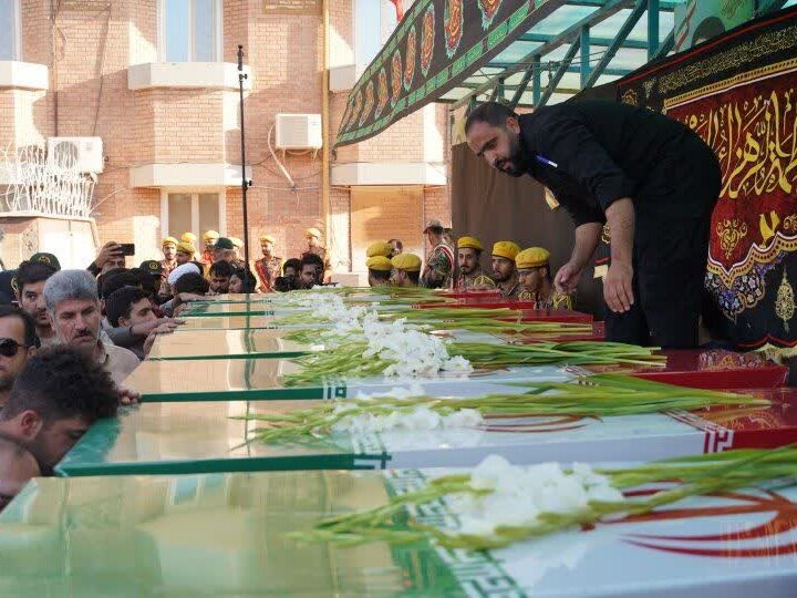 فیلم| استقبال مردم استان یزد از شهدای دوران دفاع مقدس