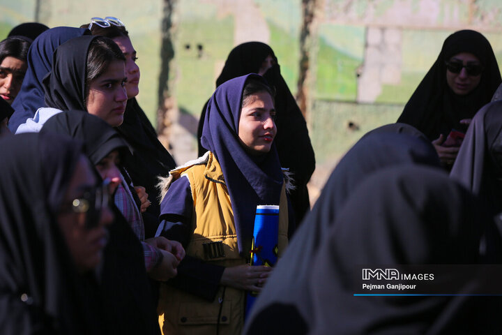 کاروان اهالی بهشت در نجف‌آباد، زرین‌شهر، تیران و کرون