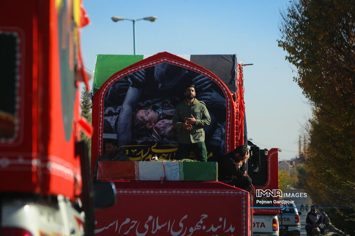 کاروان اهالی بهشت در نجف‌آباد، زرین‌شهر، تیران و کرون