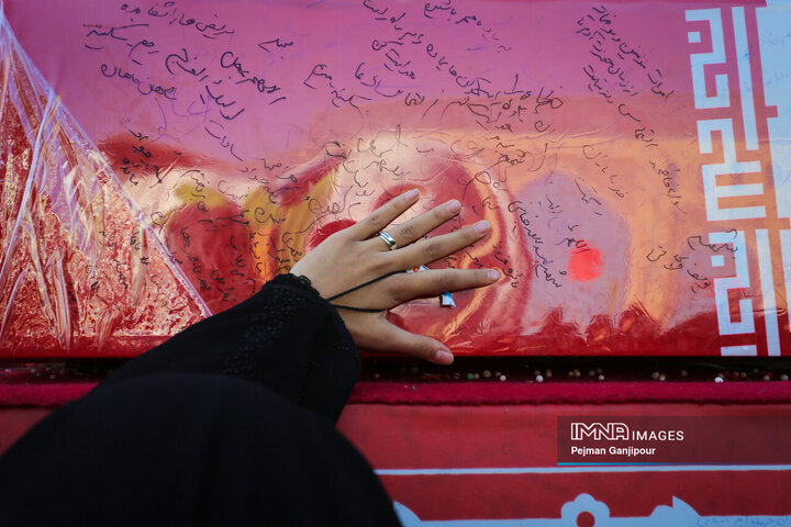 کاروان اهالی بهشت در نجف‌آباد، زرین‌شهر، تیران و کرون