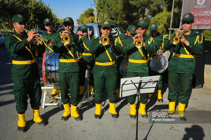 کاروان اهالی بهشت در نجف‌آباد، زرین‌شهر، تیران و کرون