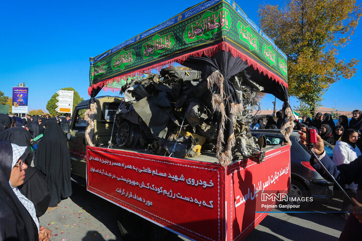 کاروان اهالی بهشت در نجف‌آباد، زرین‌شهر، تیران و کرون