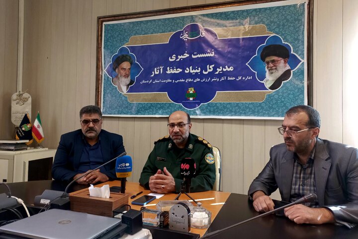 ۶۵ شهید گمنام در ۳۵ نقطه کردستان آرام گرفته‌اند