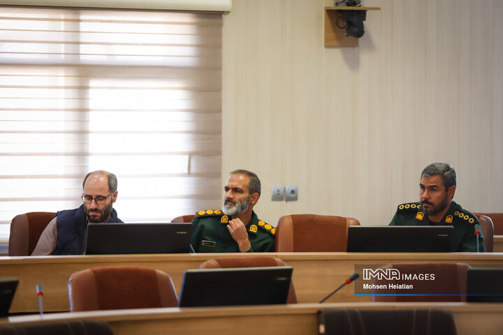 نشست خبری فرمانده سپاه صاحب‌الزمان(عج) استان اصفهان