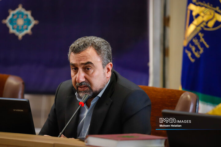 نشست خبری فرمانده سپاه صاحب‌الزمان(عج) استان اصفهان