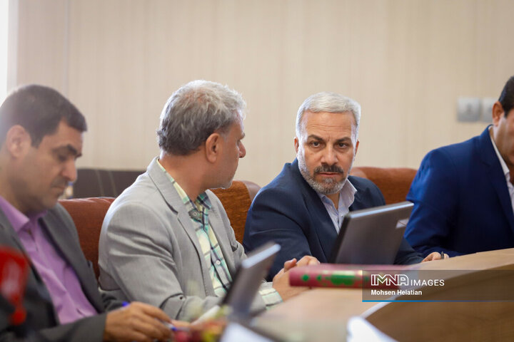 نشست خبری فرمانده سپاه صاحب‌الزمان(عج) استان اصفهان