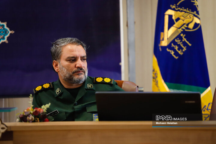 نشست خبری فرمانده سپاه صاحب‌الزمان(عج) استان اصفهان