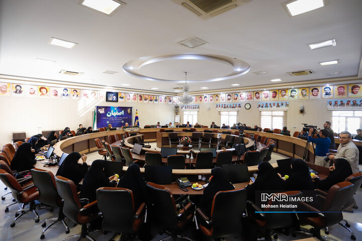 نشست خبری فرمانده سپاه صاحب‌الزمان(عج) استان اصفهان