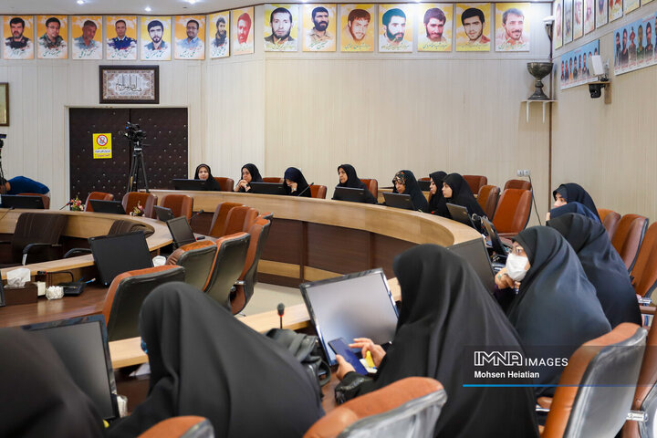 نشست خبری فرمانده سپاه صاحب‌الزمان(عج) استان اصفهان