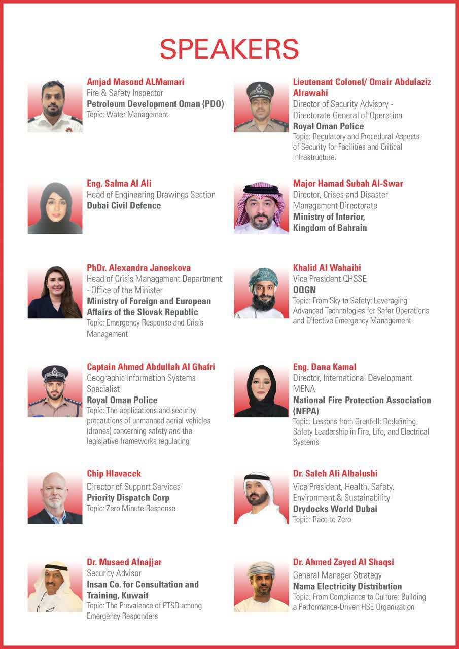 حضور تخصصی آتش‌نشانی اصفهان در نمایشگاه بین‌المللی OFSEC عمان