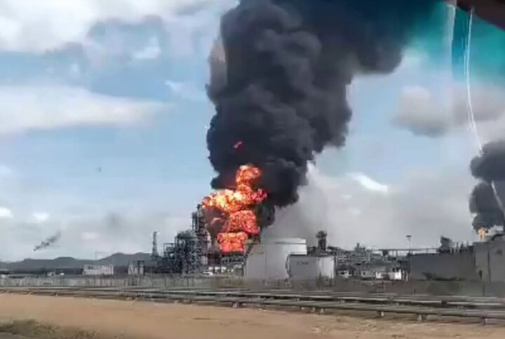 انفجار و آتش‌سوزی در تاسیسات نفتی در ونزوئلا