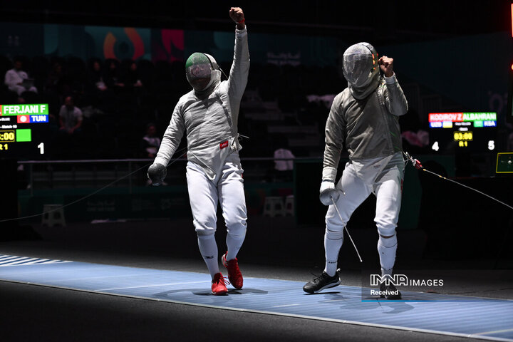 صعود تیم شمشیربازی اپه‌ مردان به نیمه نهایی