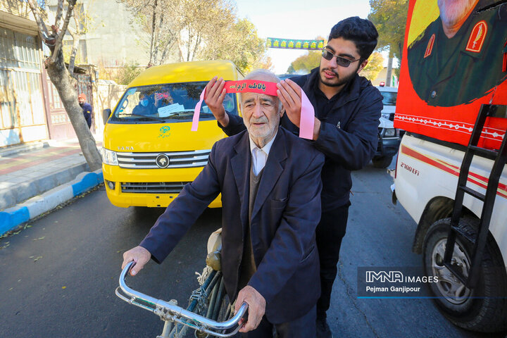 کاروان اهالی بهشت در گلپایگان، آران‌و‌بیدگل و کاشان