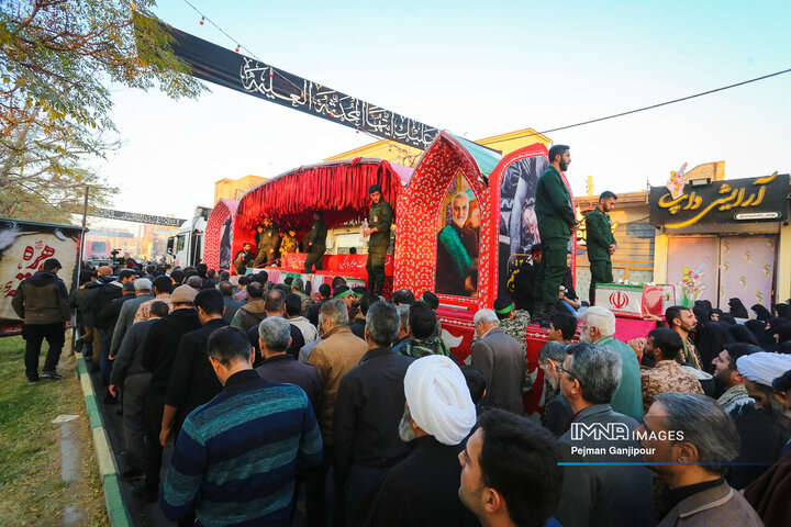 کاروان اهالی بهشت در گلپایگان، آران‌و‌بیدگل و کاشان