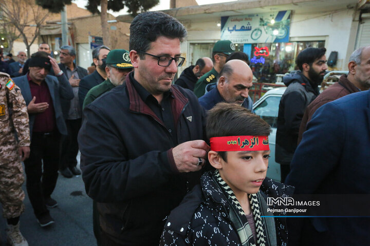 کاروان اهالی بهشت در گلپایگان، آران‌و‌بیدگل و کاشان