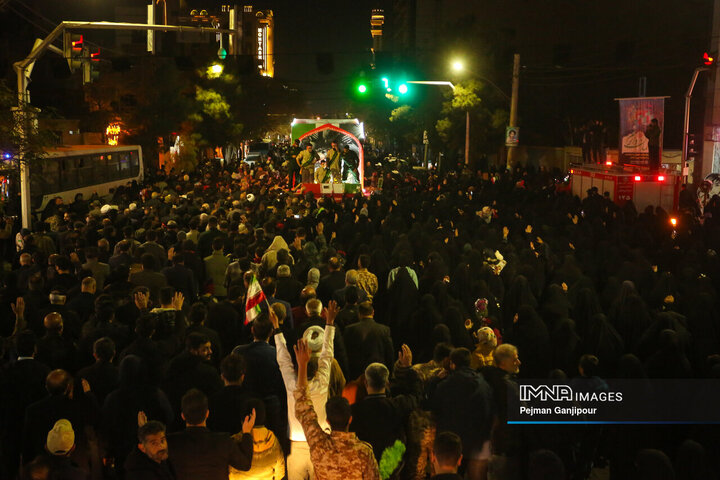 کاروان اهالی بهشت در گلپایگان، آران‌و‌بیدگل و کاشان