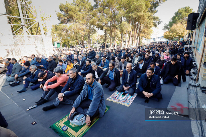 اقامه نماز باران در اصفهان