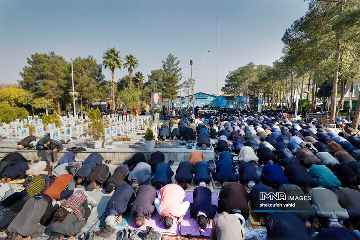 اقامه نماز باران در اصفهان