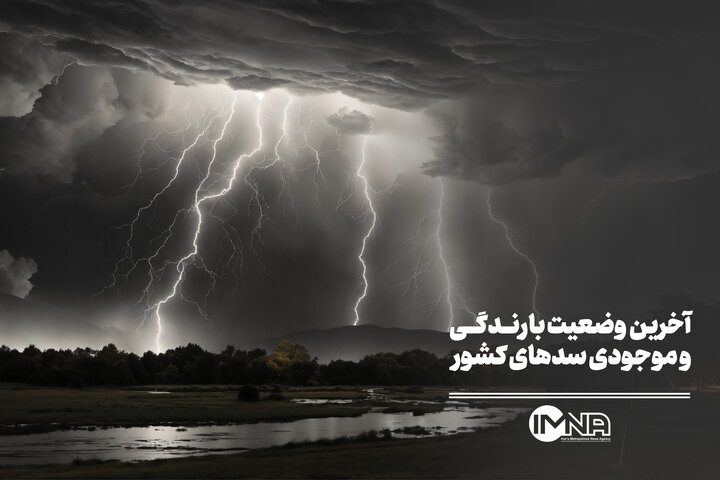 آخرین وضعیت بارندگی و موجودی سدهای کشور