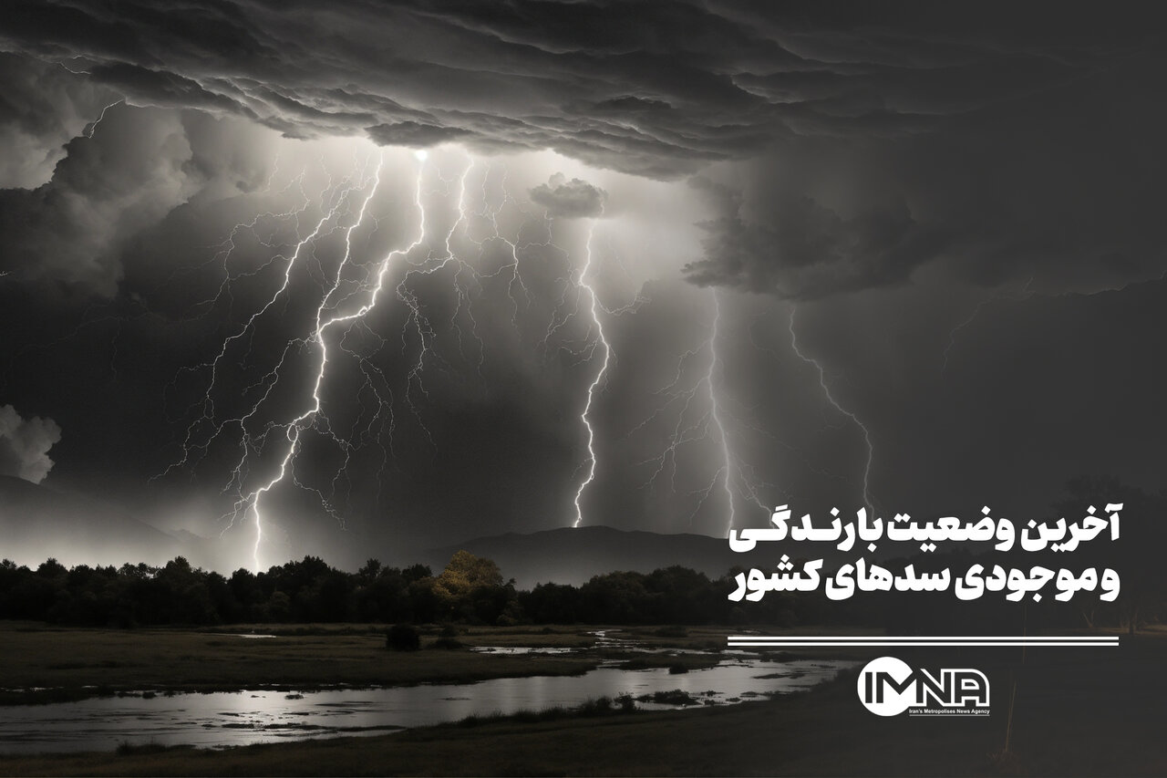 آخرین وضعیت بارندگی و موجودی سدهای کشور